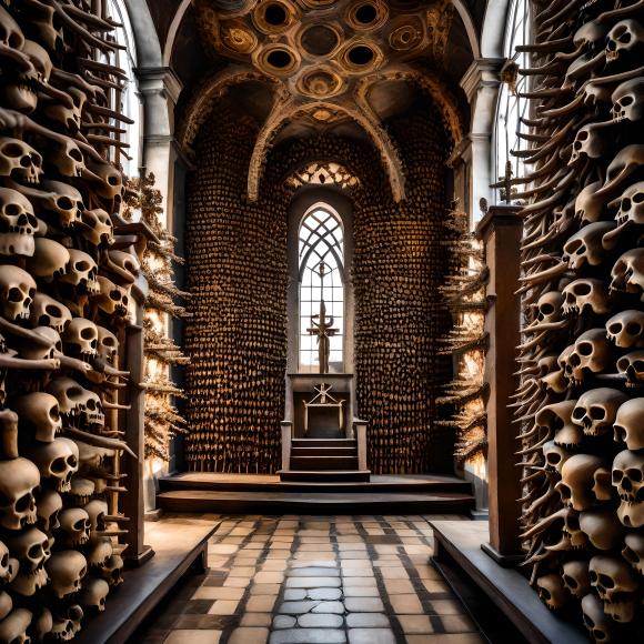 Capela dos Ossos em Portugal