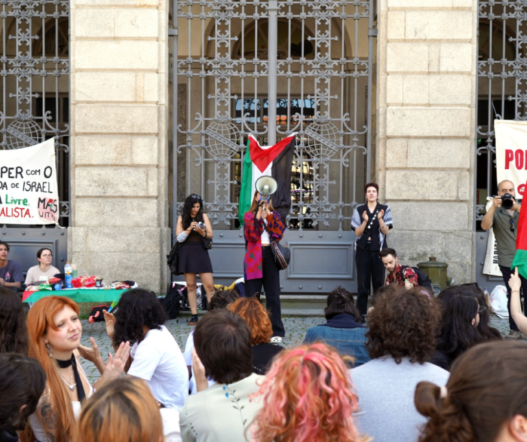 Protesto em Lisboa: Portugal não Reconhece Palestina