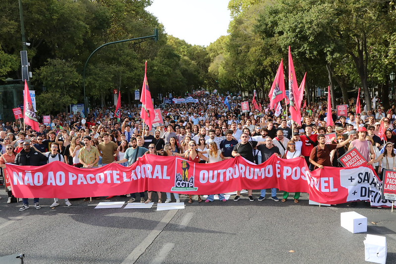 Portugal vive grande dia de greve contra reforma trabalhista proposta pelo governo